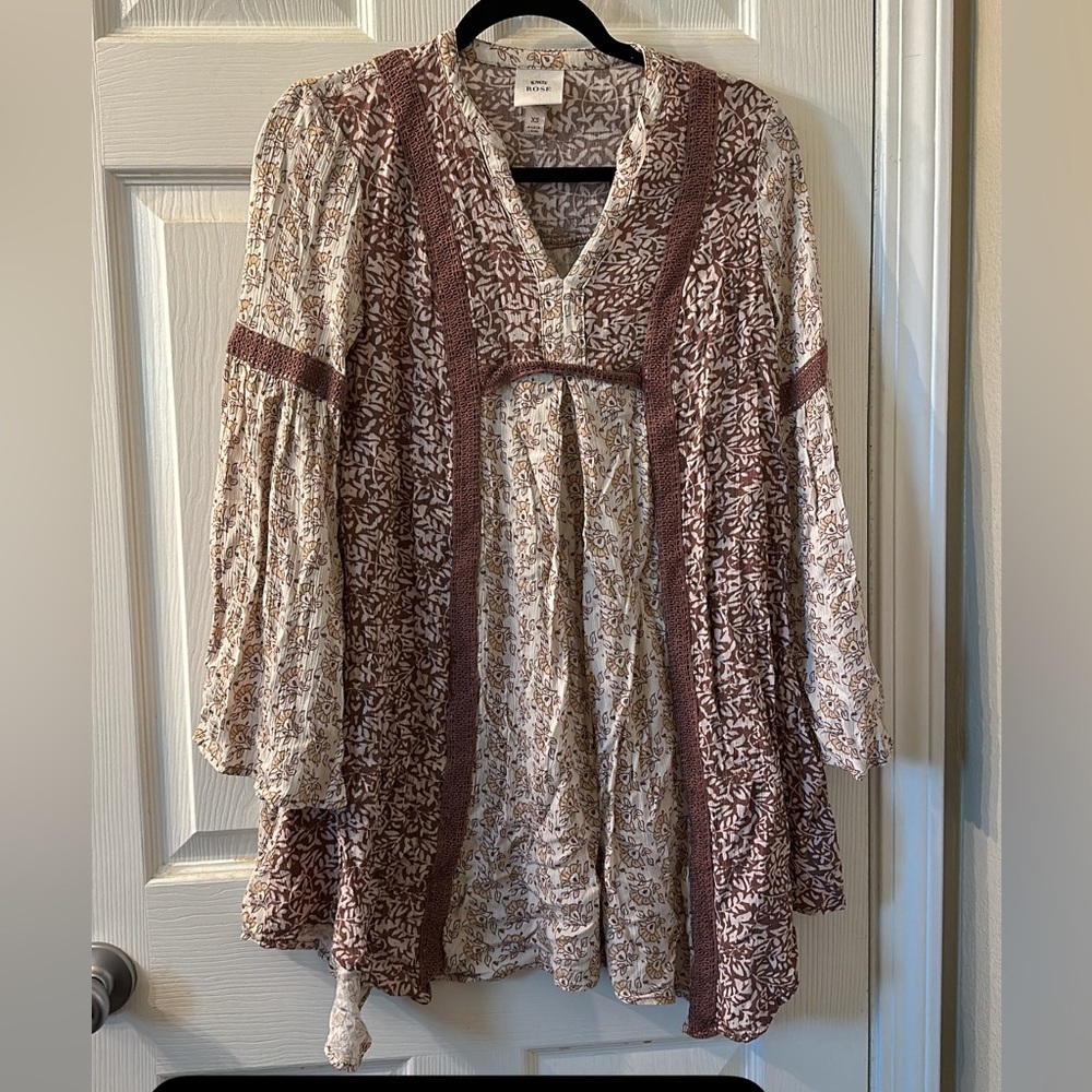Know rose flowy dress